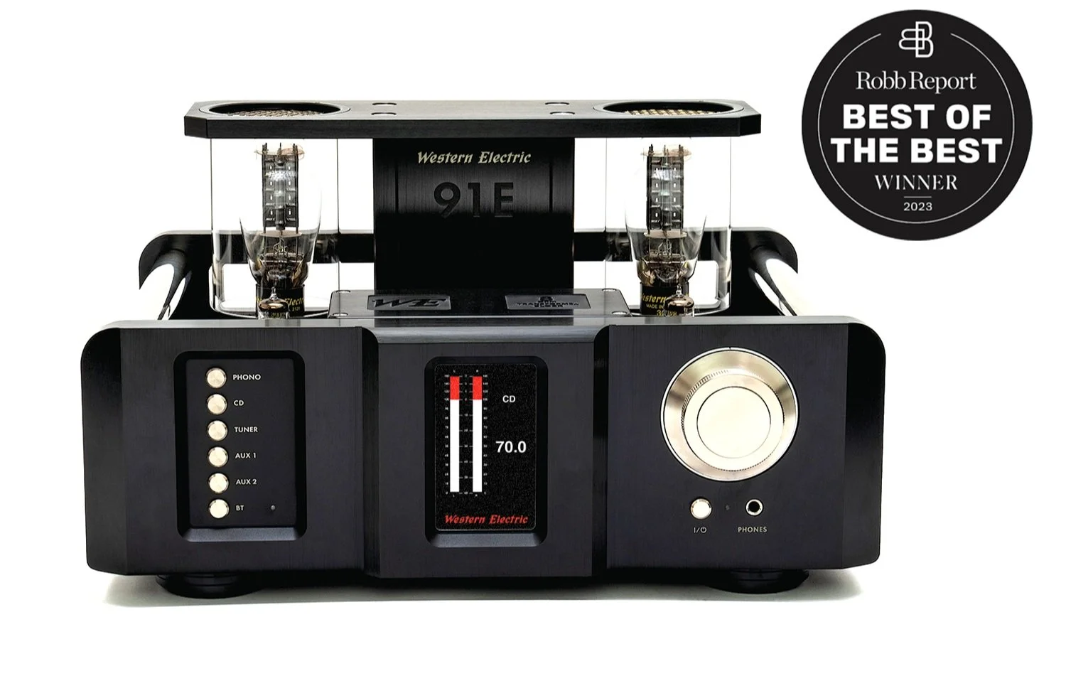 Robb Report Reviews 91E Integrated Amplifier — Western Electric